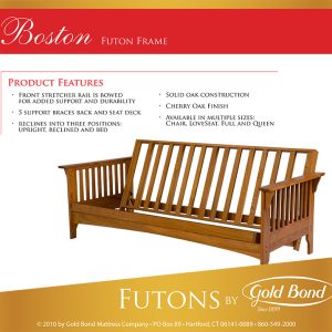 Gold Bond Boston Futon Frame