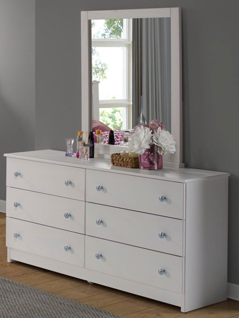 White 6 Drawer Dresser - by Innovations