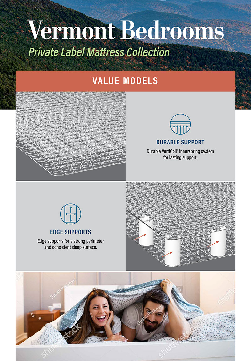 California King Battenkill Firm - Vermont Bedrooms Private Label - Image 3