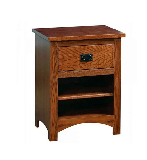 Siesta Mission 1 Drawer Nightstand - by Troyer Ridge